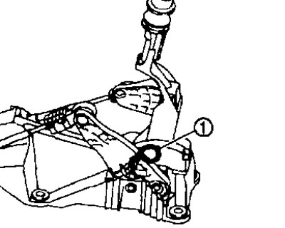 4. Vložte poistný kolík páky (1) alebo tyč (priemer 3 mm) do zostavy radiaceho mechanizmu.