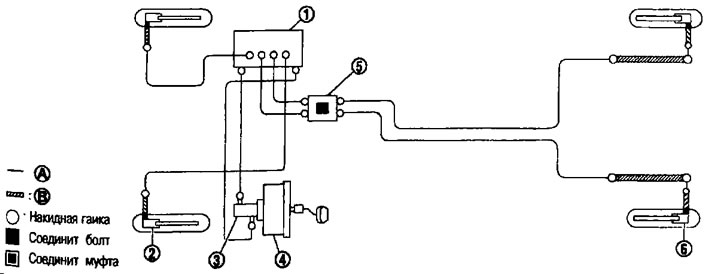 Motory MR20DE (biely systém ESP) a QR25DE (bez systému ESP). 1. Ovládacia a riadiaca jednotka ABS;…