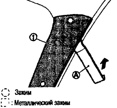 4. Odstráňte obloženie predného stĺpika.