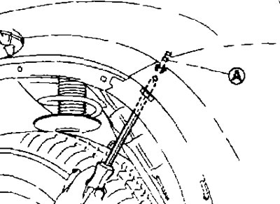 Увага. Здымайце карніз бампера з напарнікам так, каб не выпусціць яго.
